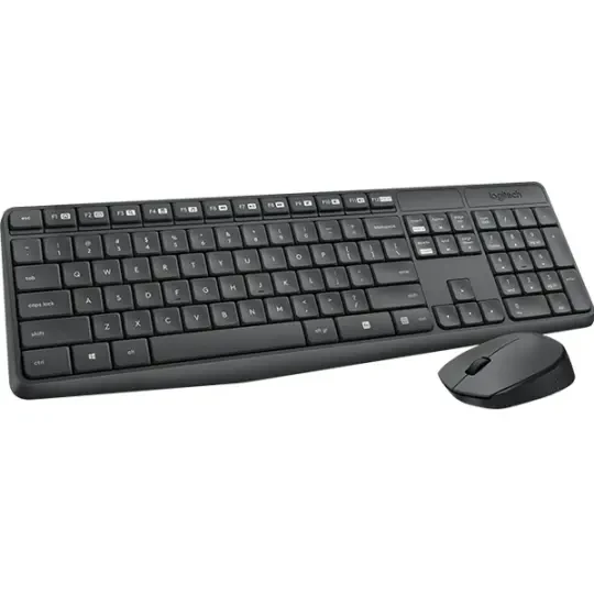 Logitech MK235 Wireless Keyboard+Mouse Black
