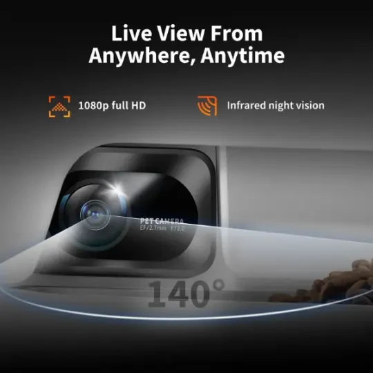 Petkit YUMSHARE Dual-Hopper with Camera Smart Pet Feeder (P591)