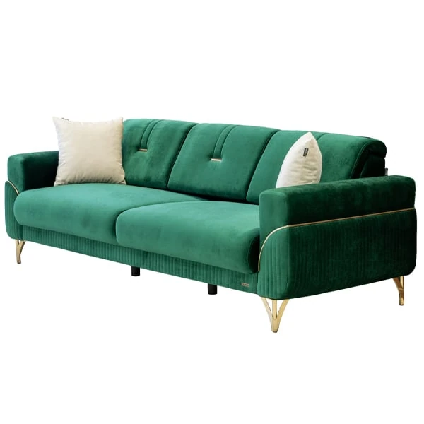 Divan SALOGLU Oliver 3-yerli, C141742 Ördek Yeşili