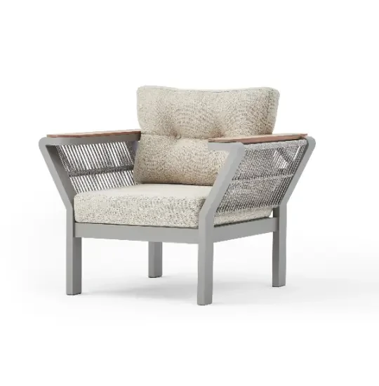 Erinöz Vicenza Garden Balkon Oturacaq Qrupu 3+1+1+Keramik Qəhvə Stol