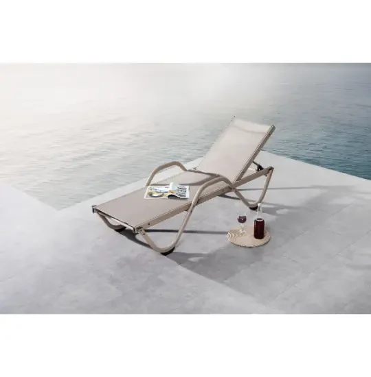 Terazzi Gala Kollu Şezlong