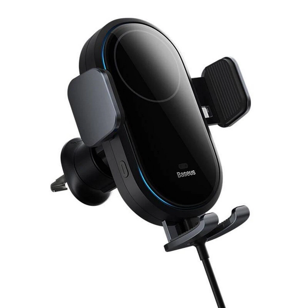 Baseus Light Chaser Wireless Charging Electric Car Mount 15W C40355900121-00 Black