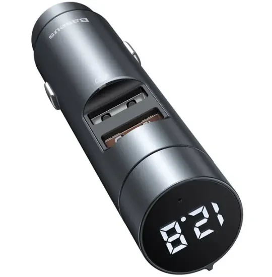 Baseus Energy Column Dual USB CCNLZ-C0G Black