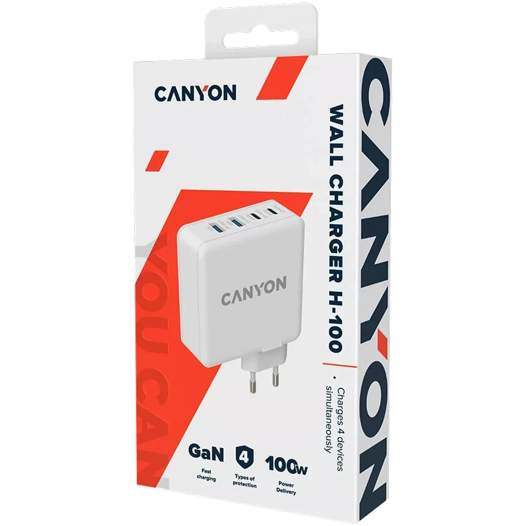 Canyon GaN Fast Charge H-100 100W White
