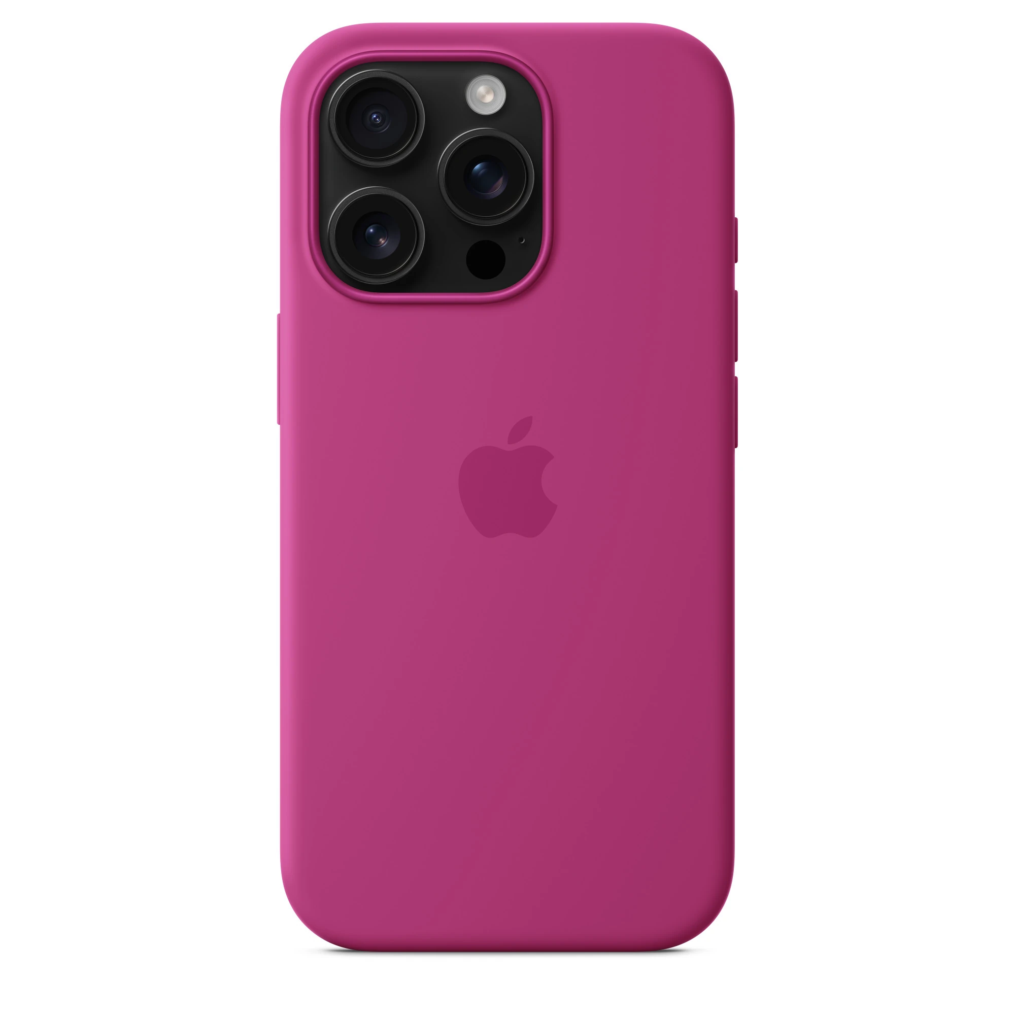Apple Iphone 16 Pro case Silicone Case with MagSafe MYYN3ZM/A Fuchsia