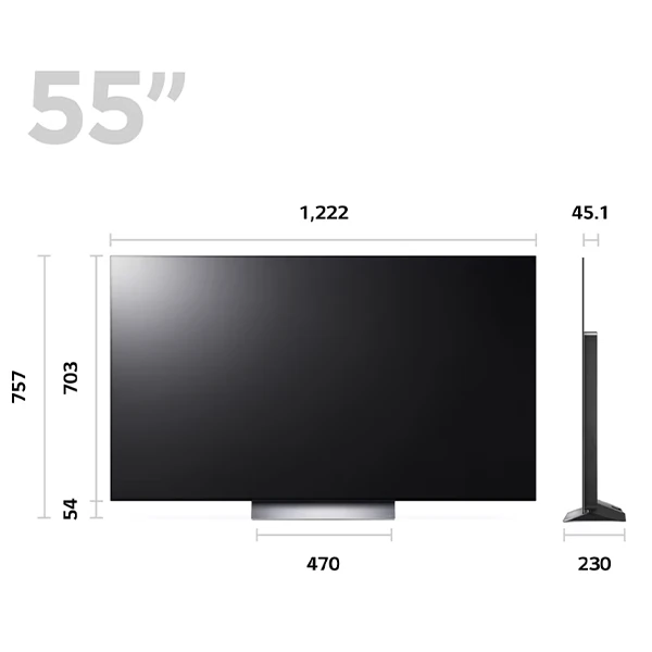 LG 55" OLED55C36LC Outlet