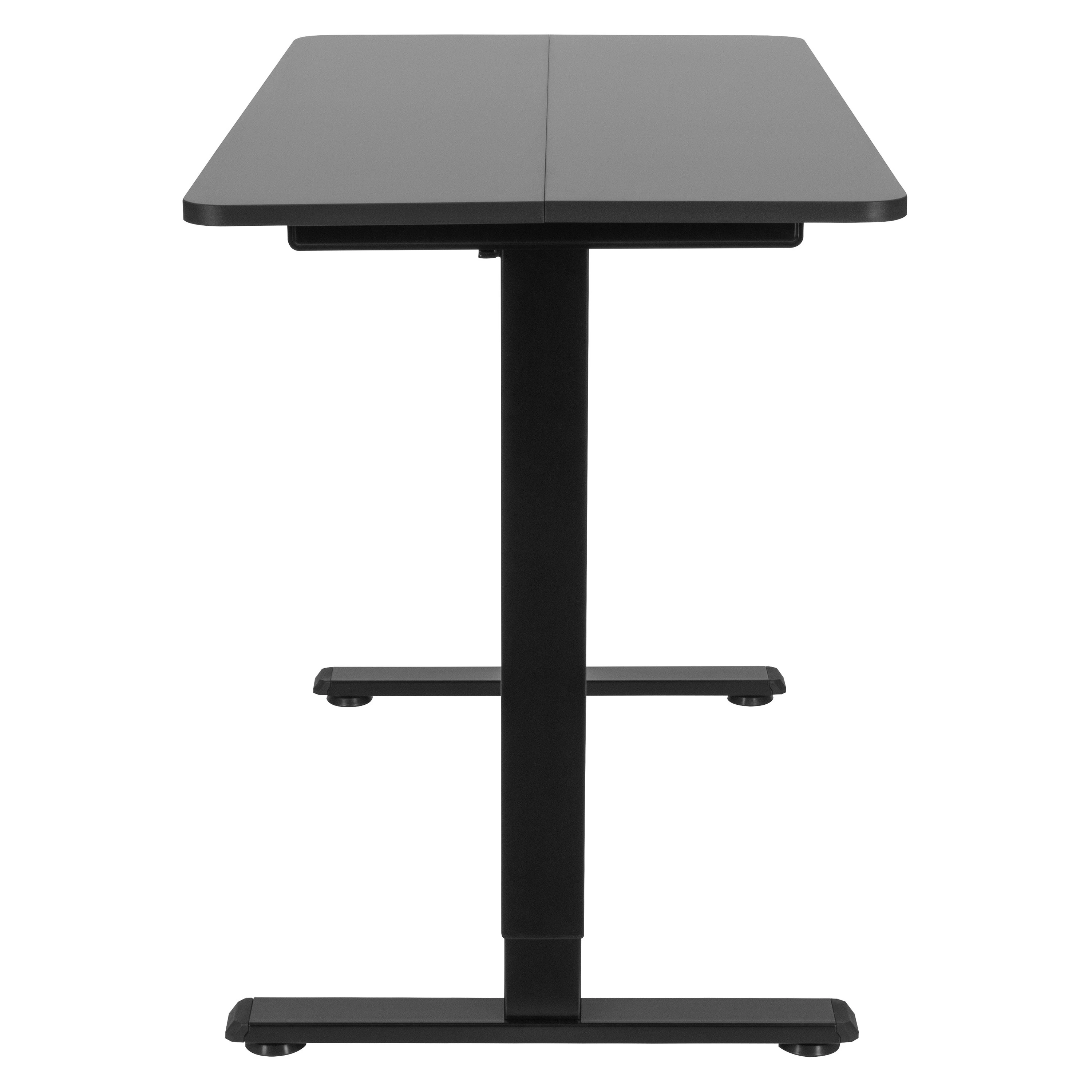 2E Computer Table with Height Adjustment 2E-CE120B-MOTORIZED Black