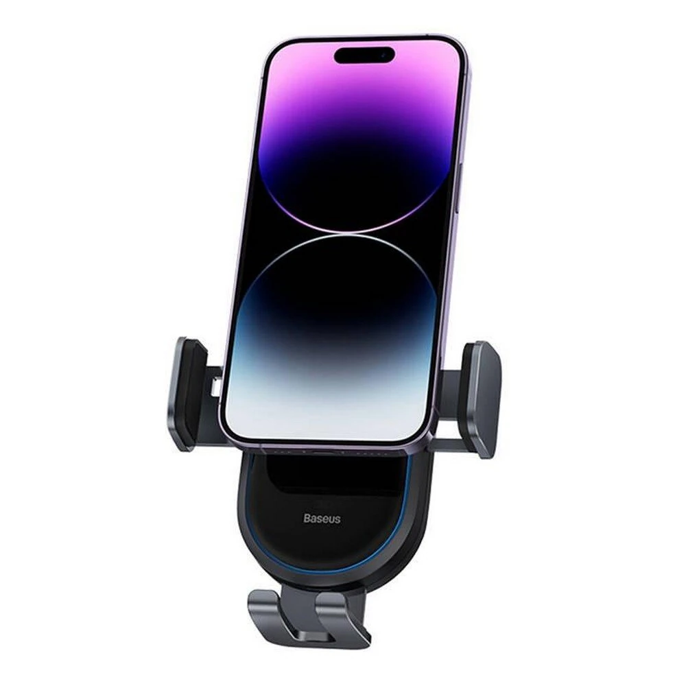 Baseus Light Chaser Wireless Charging Electric Car Mount 15W C40355900121-00 Black