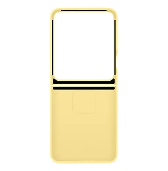 Samsung Galaxy Z Flip6 case Silicone Case with Ring EF-PF741TYEGRU Yellow