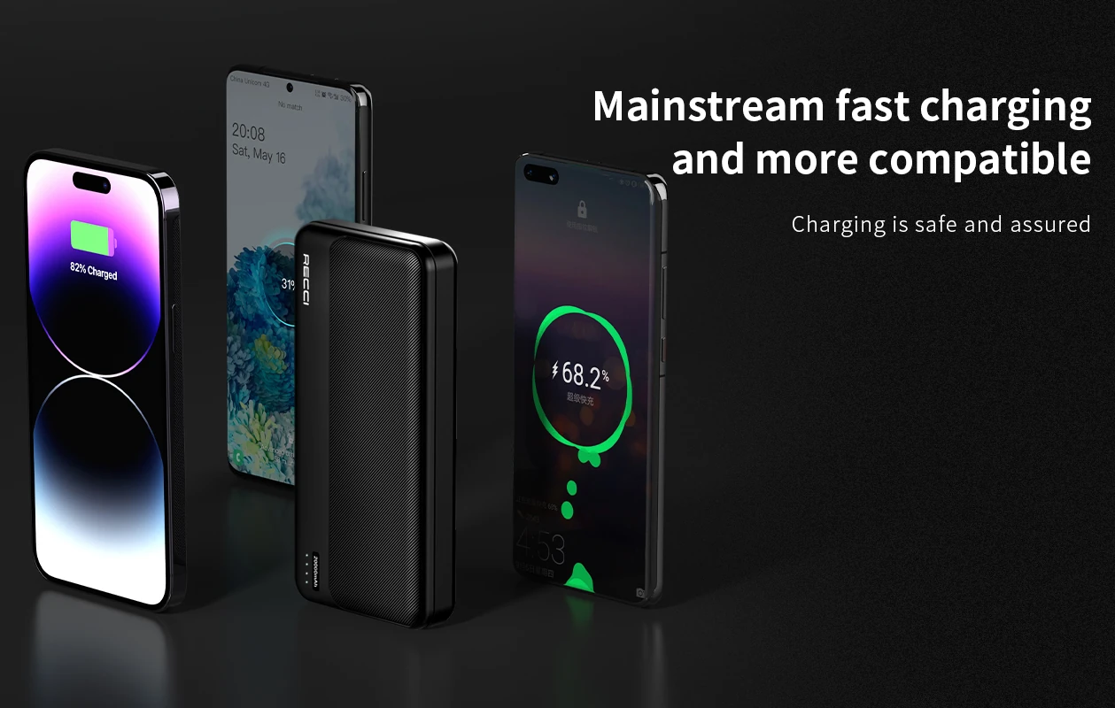 Recci Tanree RPB-P27 20000 mAh Black