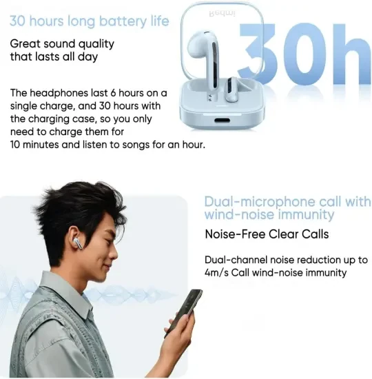 Xiaomi Redmi Buds 6 Active BHR8391GL White