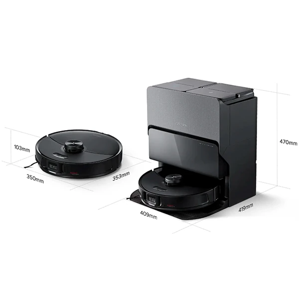 Roborock S8 MaxV Ultra S82USV+EWFD13HRR (S8MVU52-00) Black