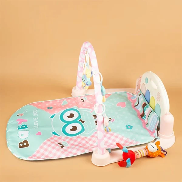Carpet for Children Baby`s Piano Gym Mat 9905B Pink