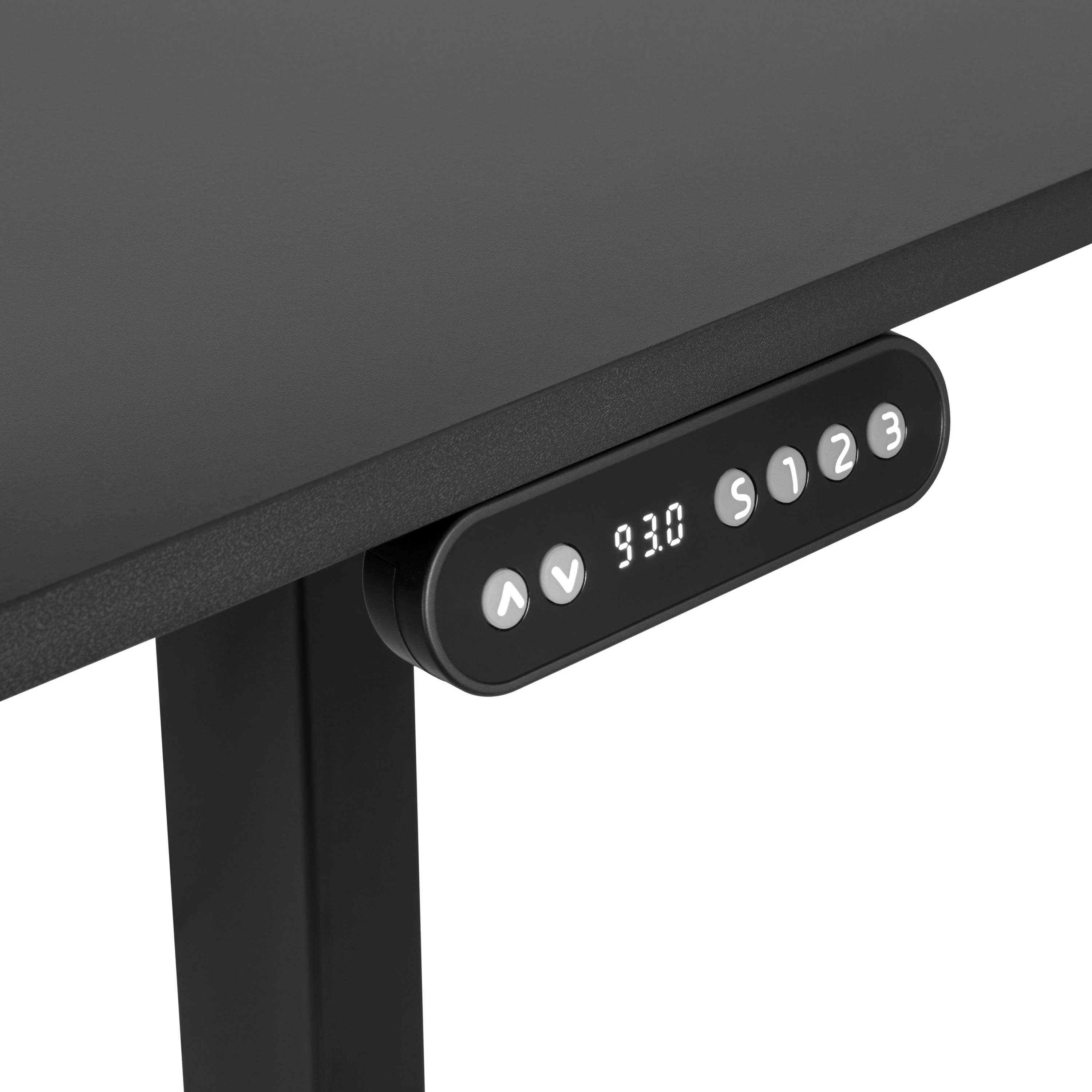 2E Computer Table with Height Adjustment 2E-CE120B-MOTORIZED Black