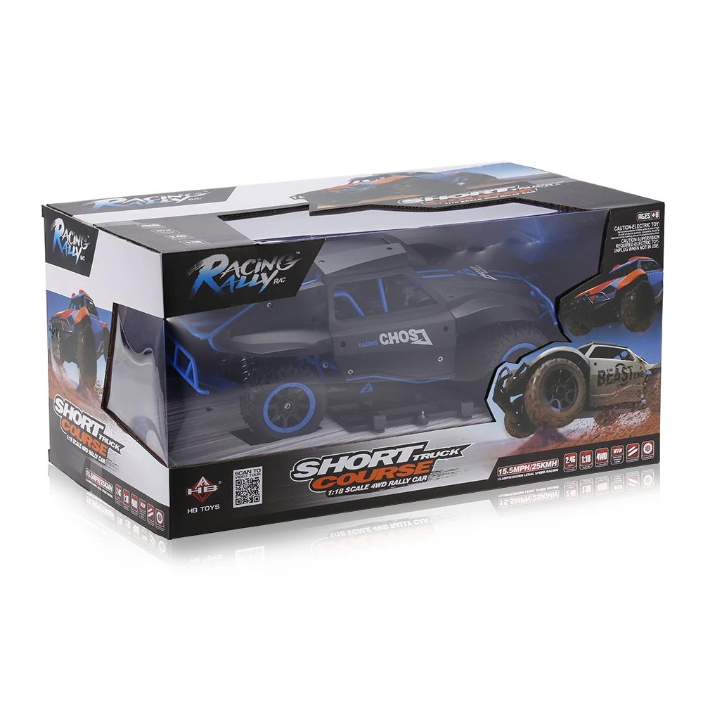 Car Racing Rally Short Truck Course RC 1:18 HB Toys HB-DK1802 Black&Blue