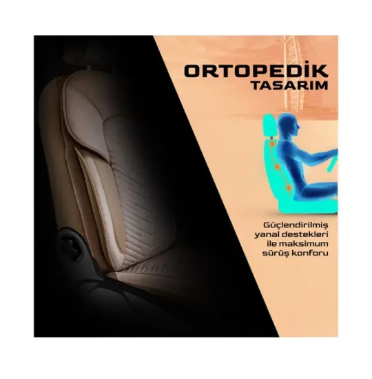 Oturacaq üçün örtük Panda Dubai Bej