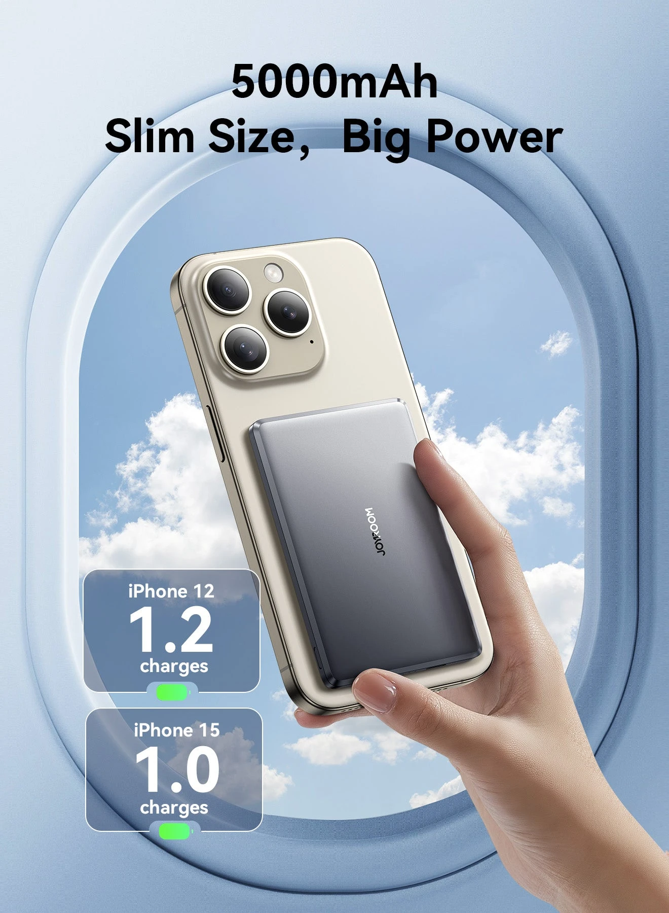 Joyroom  Wireless JR-PBM08 5000 mAh Dark Gray