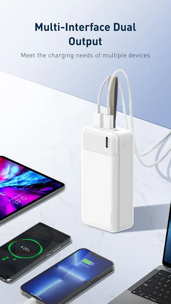 Recci Burton RPB-N38 30000 mAh White