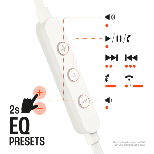JBL Tune 310C USB-C White