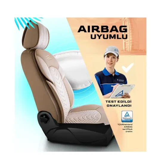 Oturacaq üçün örtük Panda Dubai Bej