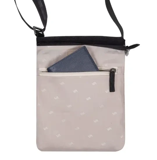 Riva Case 8509 Canvas Crossbody Bag 8 Black