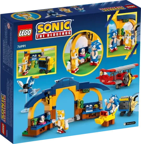 LEGO Sonic the Hedgehog Tails' Workshop and Tornado Plane 76991
