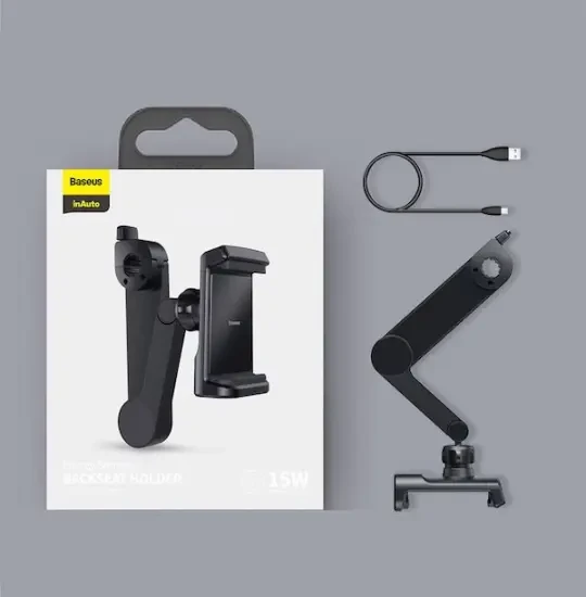 Baseus Wireless Charger Energy Storage Backseat Holder WXHZ-01 Black