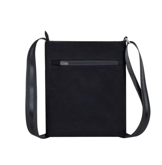 Riva Case 8509 Canvas Crossbody Bag 8 Black